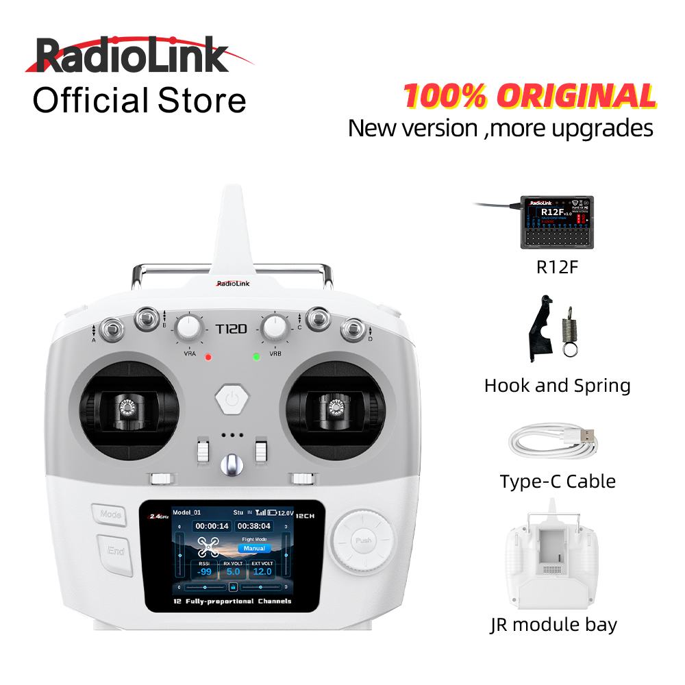 Drone Rc Leading - RadioLink T12D JR Module 12CH 2.4GHz