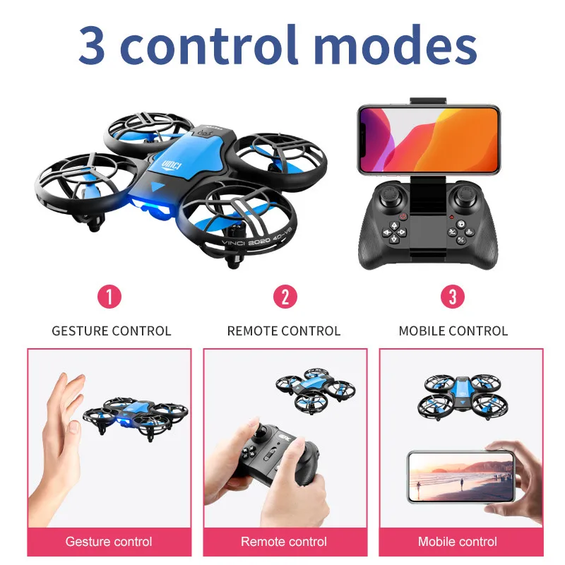 V8 New Mini Drone 4K Professio - Drone Ae Rc ulasan dan harga