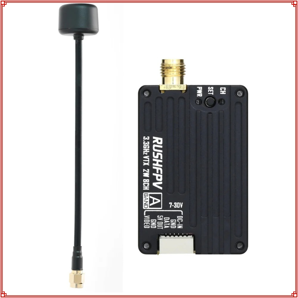 2026 New RUSHFPV 3.3G 2W VTX T - Drone Rc Toy ulasan dan harga