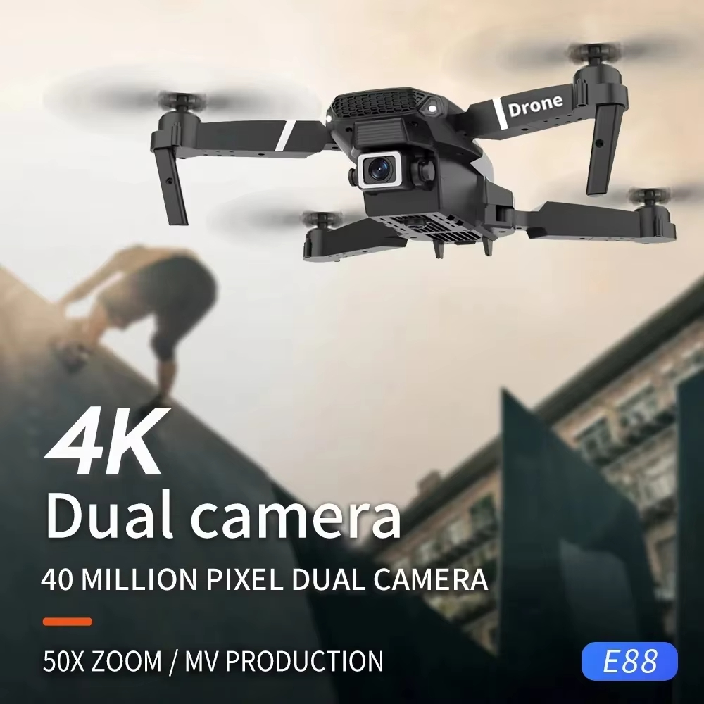 2026 New E88 Pro New Upgraded  - Drone E88 Rc Quadcopter ulasan dan harga
