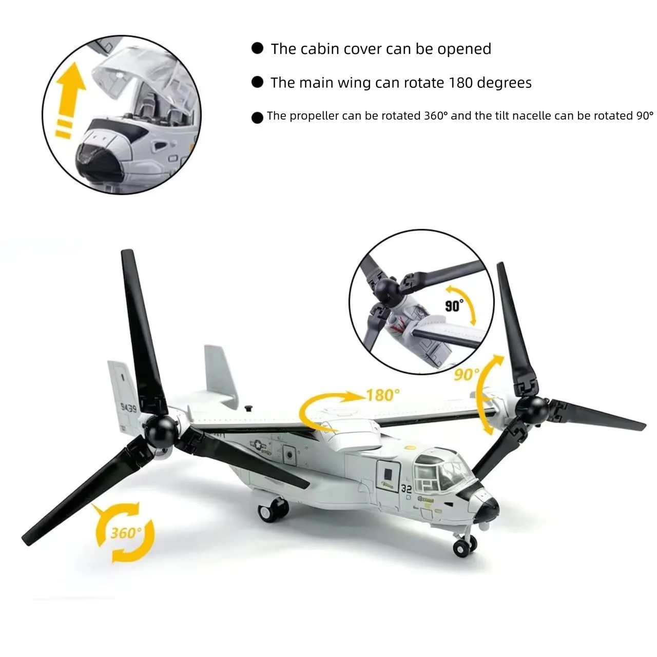 1/72 Scale ABS Plastic V-22 Os - Jjrc Drone X12 ulasan dan harga