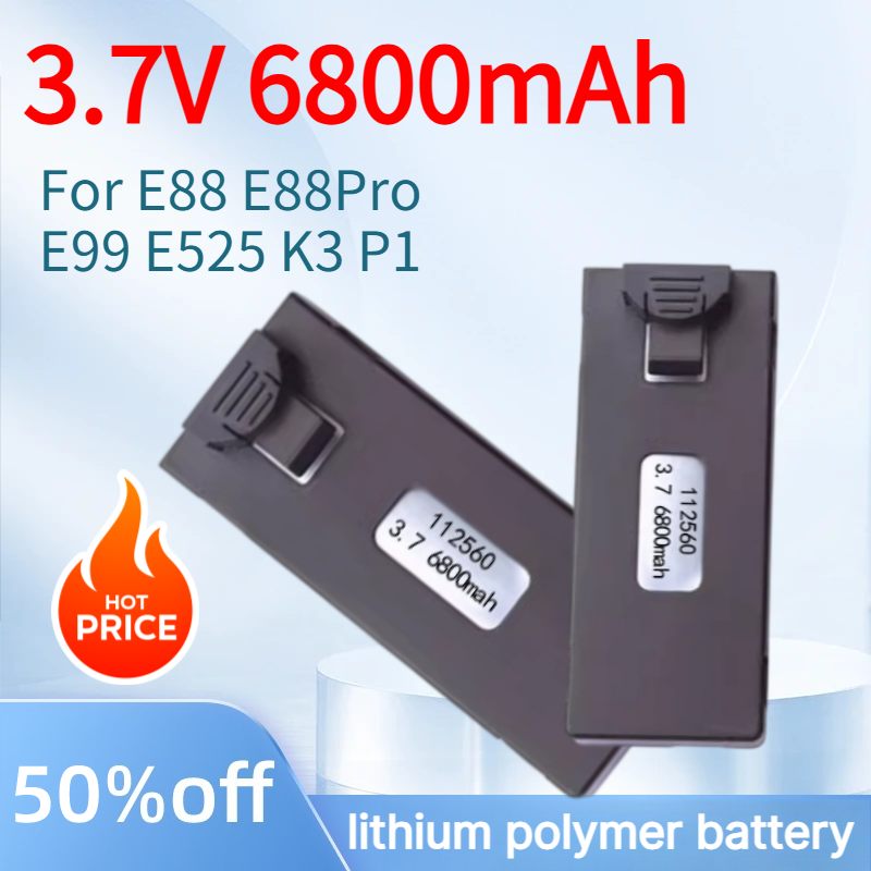 For E88 3.7V 6800mAh Lipo Rech - Drone E88 Rc Quadcopter ulasan dan harga